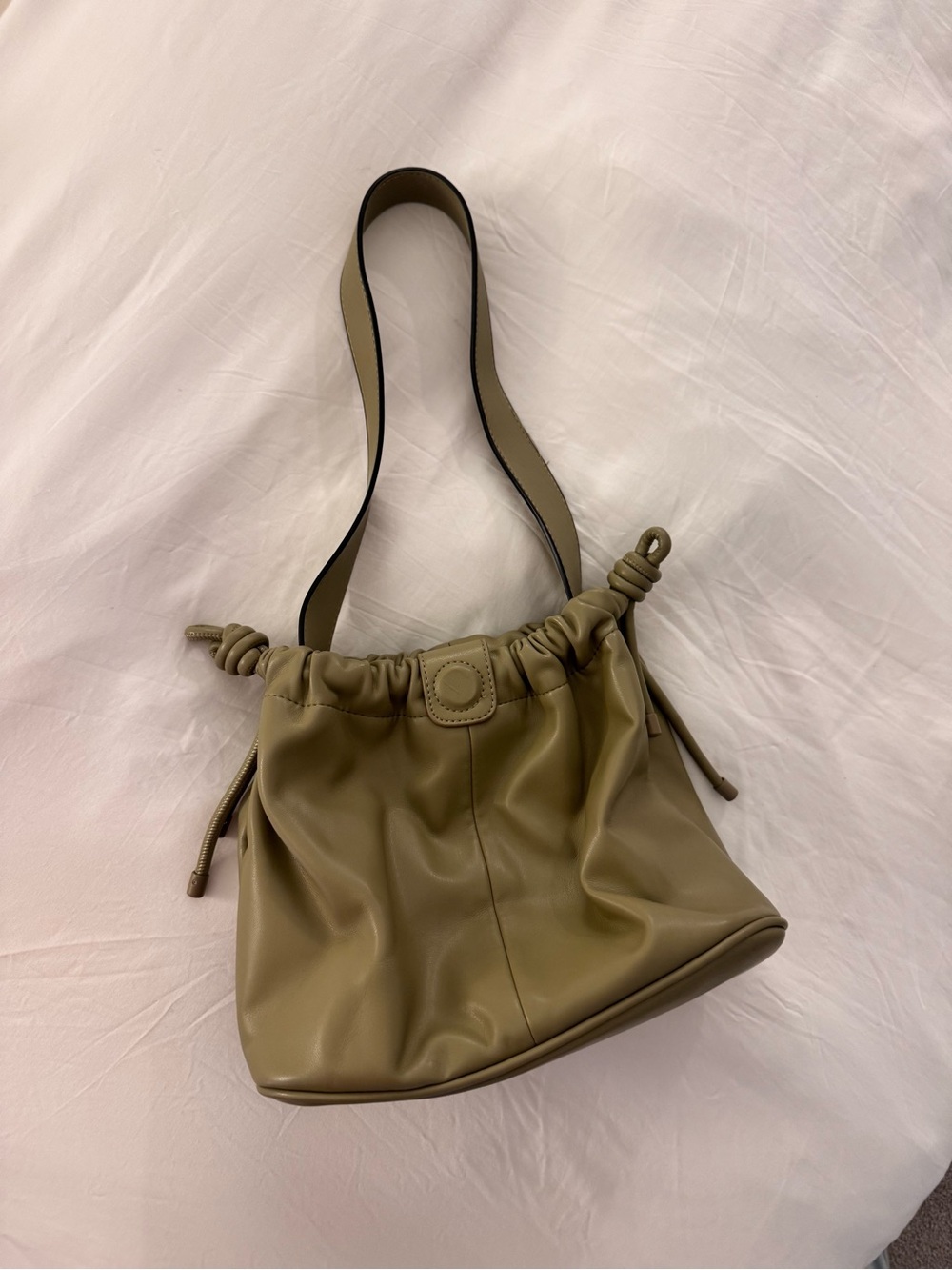 ASOS Olive Green Bucket Shoulder Bag